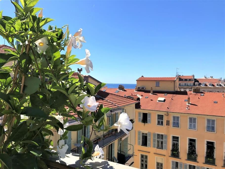 #9 Opera'S Duplex Panoramic Sea View Terrace & Ac 1Min To Beach نيس المظهر الخارجي الصورة