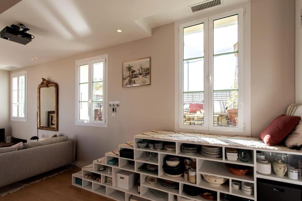 #9 Opera'S Duplex Panoramic Sea View Terrace & Ac 1Min To Beach نيس المظهر الخارجي الصورة